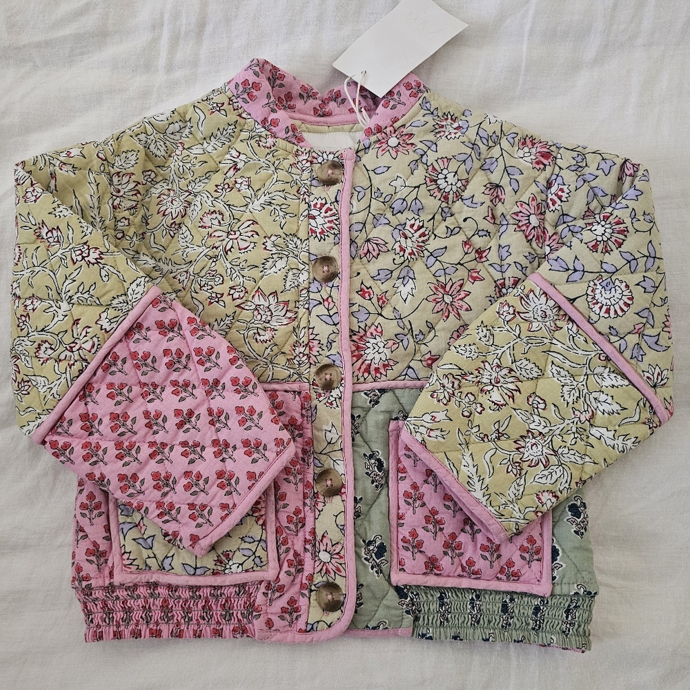 Zara patchwork quilted jacket